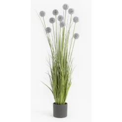 Mica Decorations Bloempot - Donkergrijs - Mat - Keramiek - 19 X 17 Cm -Tuinmeubelwinkel 1000003705 0103