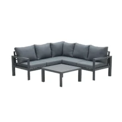 Garden Impressions Parral Hoek Loungeset 4-delig - Mystic Grijs