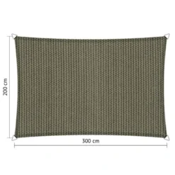 Shadow Comfort Rechthoek 2x3m Desert Storm