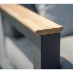 4 Seasons Outdoor Capitol Lounge Tuinstoel - Donker Grijs -Tuinmeubelwinkel 1000042157 0103