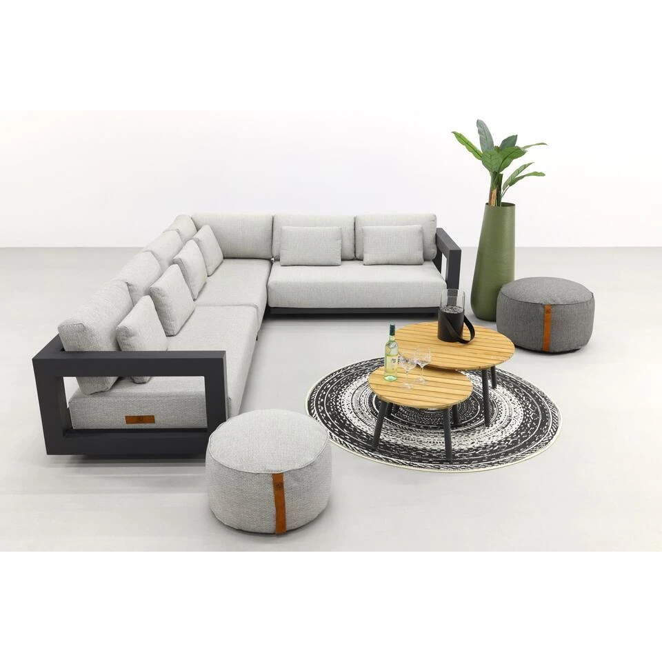 4 Seasons Metropolitan Loungeset 6-delig - Rechts - Lago Rond 4 Seasons Metropolitan Loungeset 6-delig - Rechts - Lago Rond -Tuinmeubelwinkel 1000073162 0101