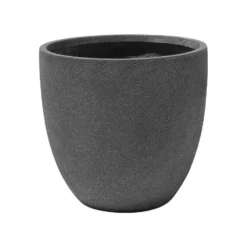 Beliani Plantenbak Voor Buiten KANNIA - Grijs Klei-vezelmengsel