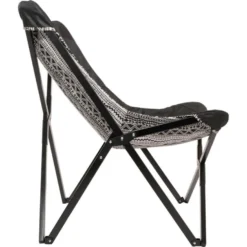 Aztec Vlinderstoel Zwart/wit - Stof - Zwart -Tuinmeubelwinkel 1000094343 0103