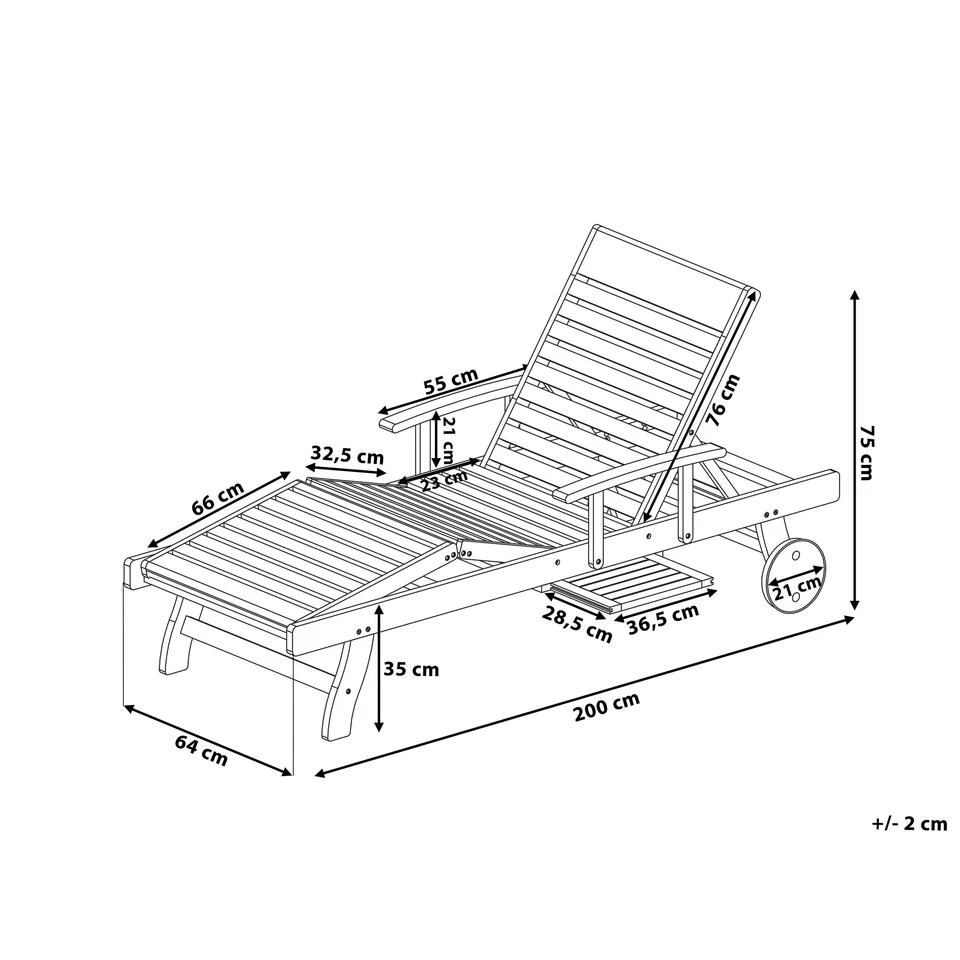Beliani Tuinligstoel MARLBORO / JAVA / TOSCANA - Donkere Houtkleur Acaciahout Beliani Tuinligstoel MARLBORO / JAVA / TOSCANA - Donkere Houtkleur Acaciahout -Tuinmeubelwinkel 1000096765 0102