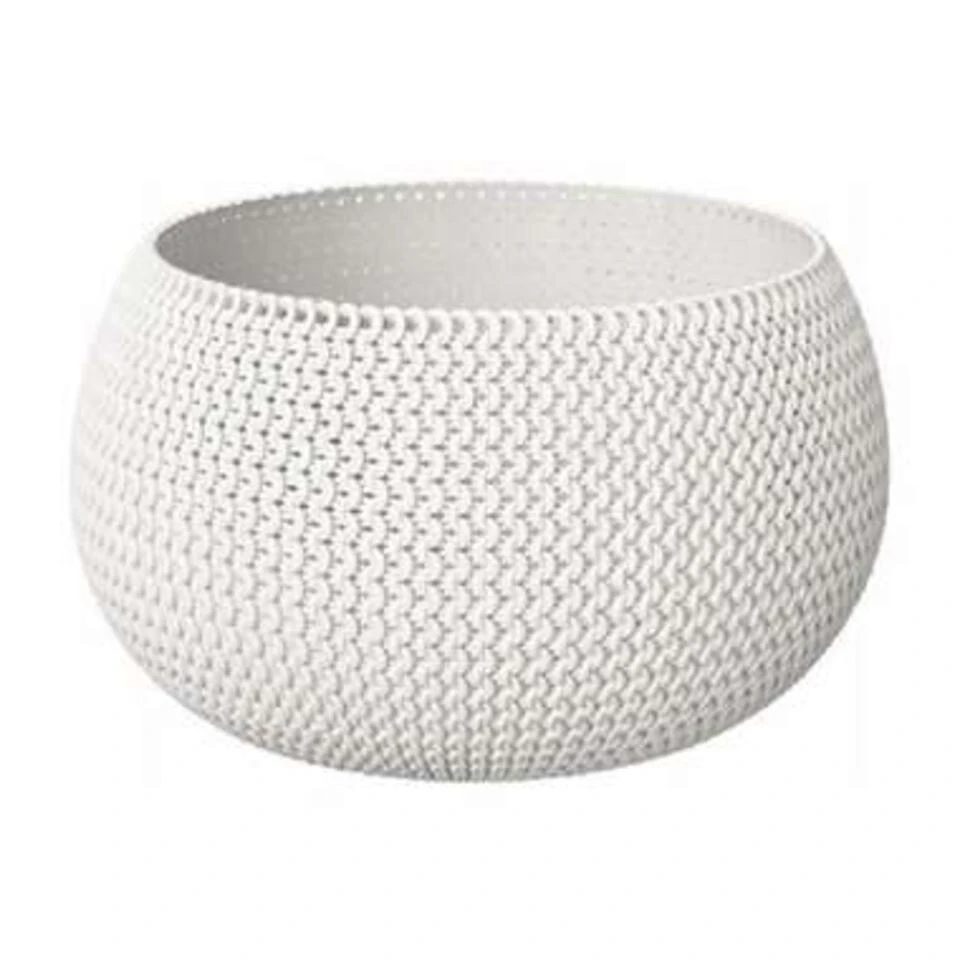 Prosperplast Bloempot Splofy - Wit - 2300 Ml - 24 Cm Prosperplast Bloempot Splofy - Wit - 2300 Ml - 24 Cm -Tuinmeubelwinkel 1836454356