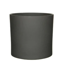 Mica Decorations Era Bloempot - H31 X Ø32,5 Cm - Donkergrijs