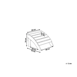 Beliani Voetenbankje ADIRONDACK - Lichte Houtkleur Kunsthout -Tuinmeubelwinkel 1cb65d89849d4e14a3c2ea8858ffd361 4