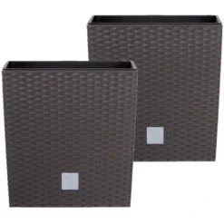 Prosperplast Plantenbak Rato - Bruin - Rotan - Kunststof - 26 Cm 2 Prosperplast Plantenbak Rato - Bruin - Rotan - Kunststof - 26 Cm -Tuinmeubelwinkel 46335972b40041aaa7469b49a32b0024