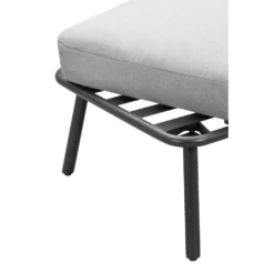 Hocker Almeria - Antraciet - 30x60x60 Cm -Tuinmeubelwinkel 50105185 9001