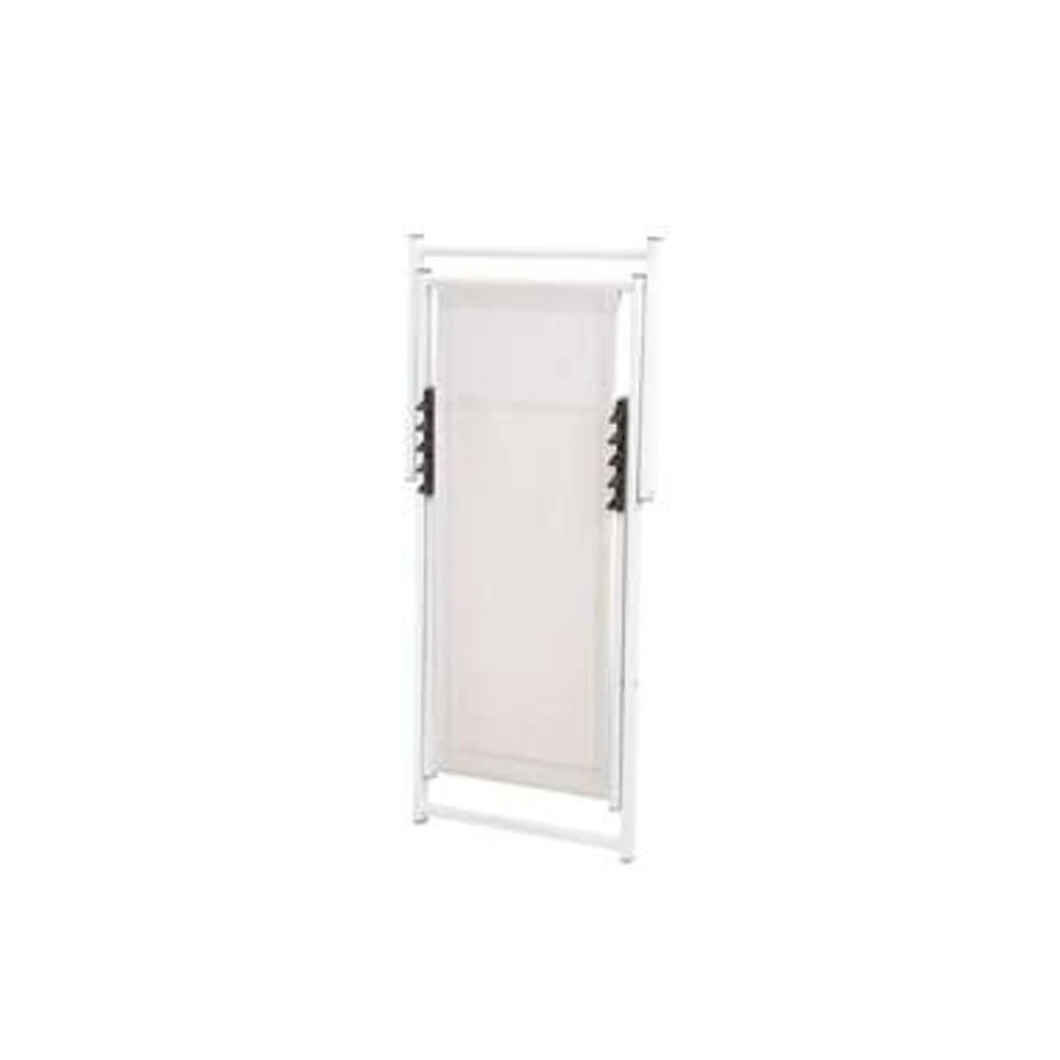 Beliani Tuinligstoel LOCRI - Wit Polyester, Aluminium Beliani Tuinligstoel LOCRI - Wit Polyester, Aluminium -Tuinmeubelwinkel c592a44aa1c743d1ab2683748a55d285