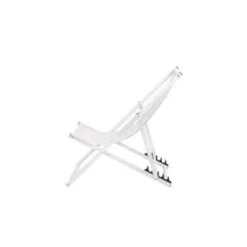 Beliani Tuinligstoel LOCRI - Wit Polyester, Aluminium 3 Beliani Tuinligstoel LOCRI - Wit Polyester, Aluminium -Tuinmeubelwinkel f8f61daa33e840139217c7173187f8c8